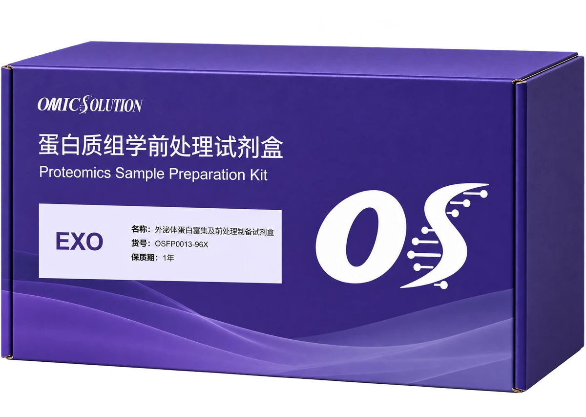 易肽 Exo 外泌体富集和蛋白质前处理试剂盒产品示意图